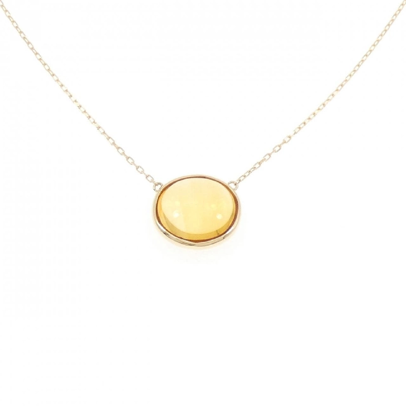 K18YG Mặt dây chuyền Citrine - Hàng hiệu Chính hãng 858323