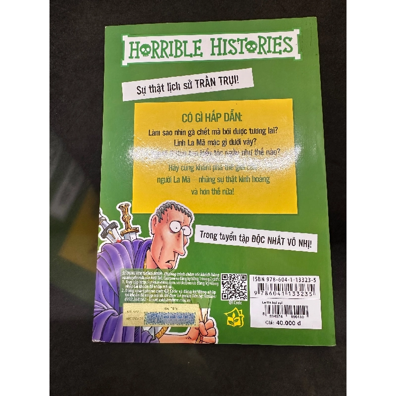 [Phiên Chợ Sách Cũ] Horrible Histories - La Mã Bại Xụi, 2019 - Terry Deary H1004-SBM 1018020