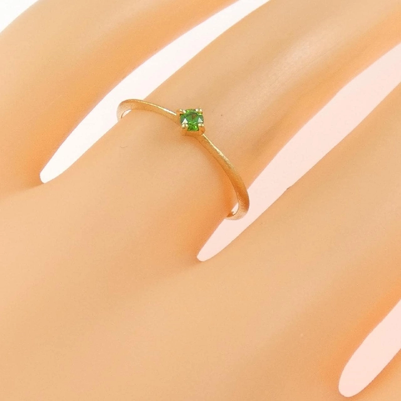 Nhẫn Đá Garnet Demantoid K18YG - Hàng hiệu Chính hãng 851226