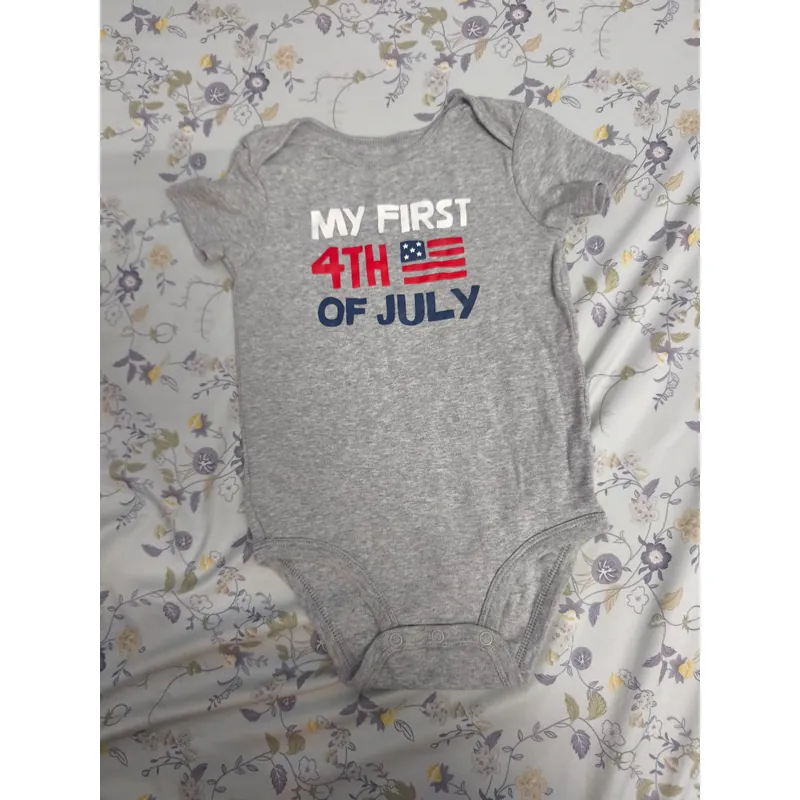 Áo liền quần cotton xám đơn giản 604481