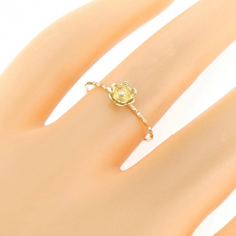 Nhẫn hoa K18YG/K18PG - Hàng hiệu Authentic 853632