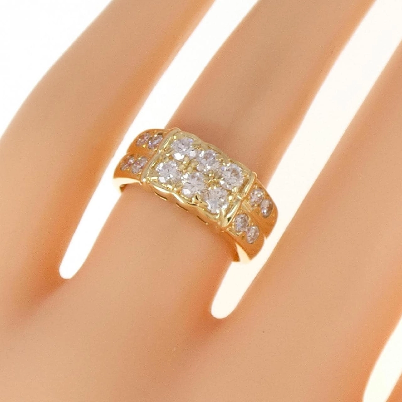Nhẫn kim cương K18YG 1.10CT - Hàng hiệu Authentic 855242