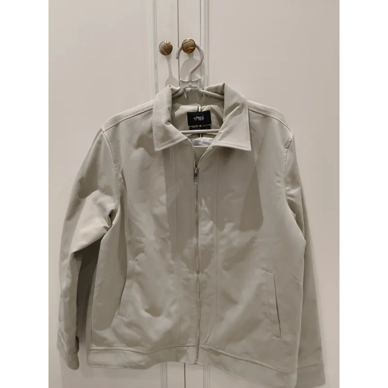 Áo khoác cổ bẻ màu be 697993