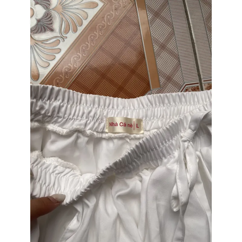 Chân Váy quần Bí Phồng Xoè Lụa Thoáng Mát kèm quần Bí trong 2024, quần váy form ngắn 1013542