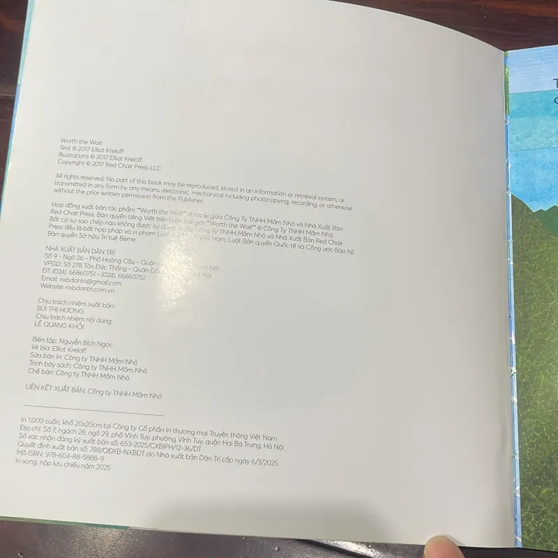 Mình phải chờ đến bao giờ ? Hộp háo hức - elliot Kreloff - sách song ngữ 2 mặt  1028143