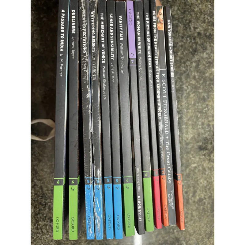 13 quyển ngoại văn văn học, tiểu thuyết tiếng anh 726298