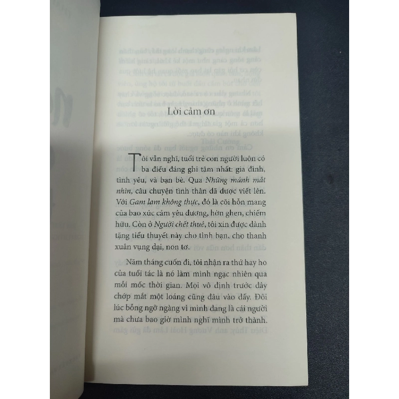 Người chết thuê Thái Cường 2019 mới 80% ố HCM0805 văn học 914303