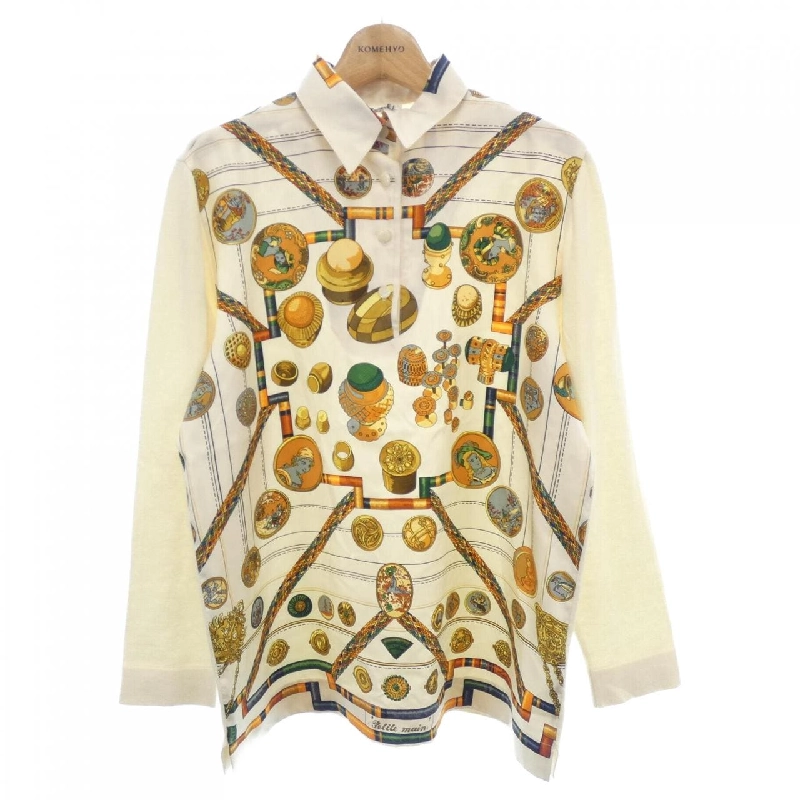 【Mã giảm giá】【Cổ điển】Áo HERMES 645816