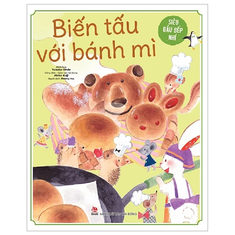Siêu Đầu Bếp Nhí - Biến Tấu Với Bánh Mì - Akiko Kaji, Yukako Ohde (Mới 100%) Manga, comic, NXB Kim Đồng - SÁCH ĐẠI HỌC 487368