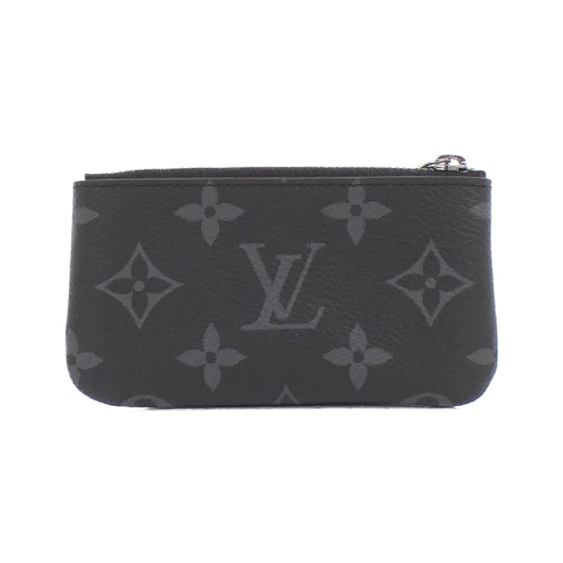 Louis Vuitton Monogram Eclipse Reverse Card Key Case Pochette Clé M80905 Coin & Key Case - Hàng hiệu Authentic 771544