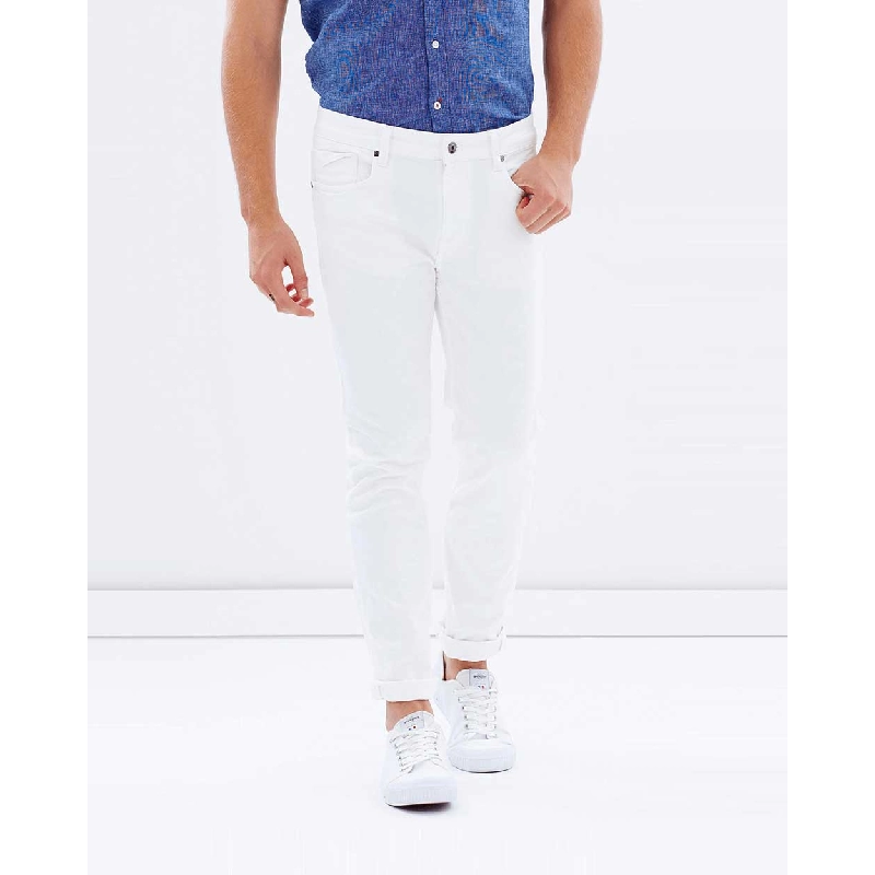 Quần jeans nam trắng 465618