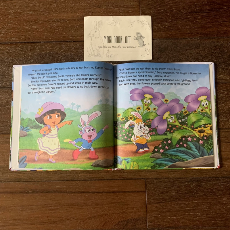 Sách tranh tiếng anh Dora's Easter Bunny Adventure, Used, Bìa cứng 479276