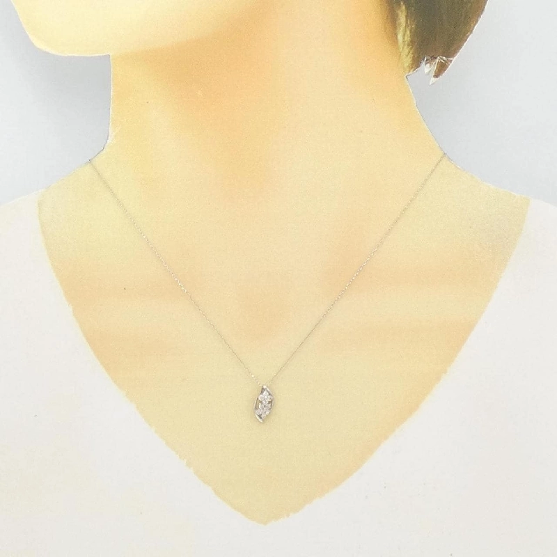 Dây chuyền kim cương PT hoa 0.20CT - Hàng hiệu Authentic 861427