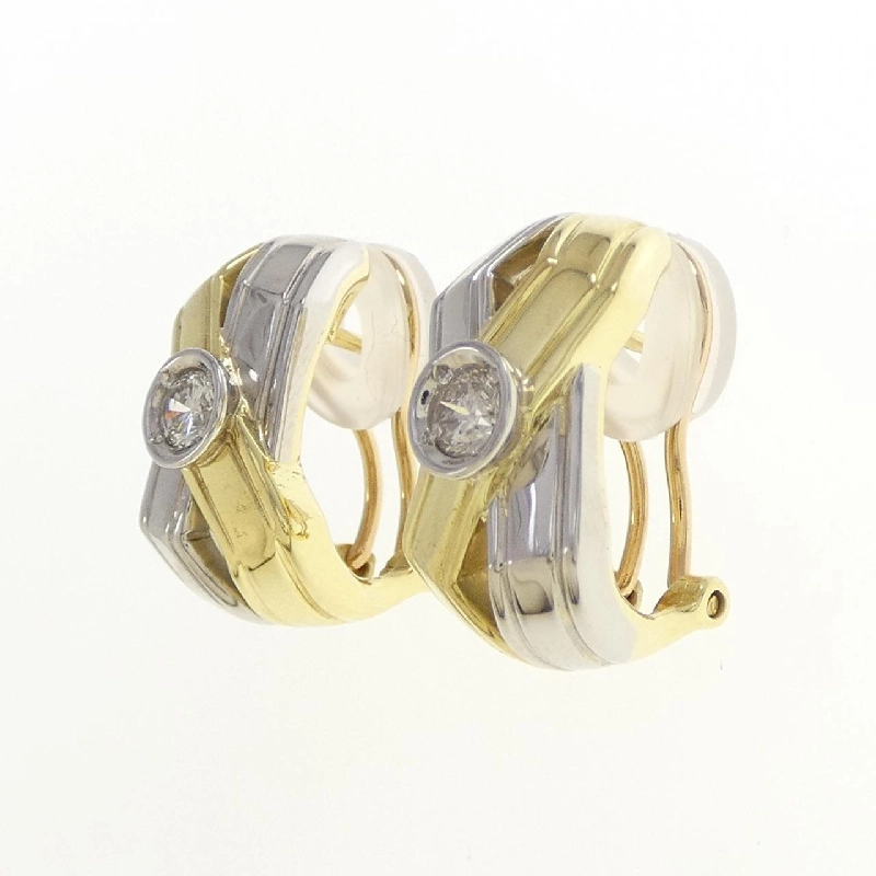 K18YG/PT900 Bông tai/Khuyên tai kim cương 0.30CT - Hàng hiệu Chính hãng 876280