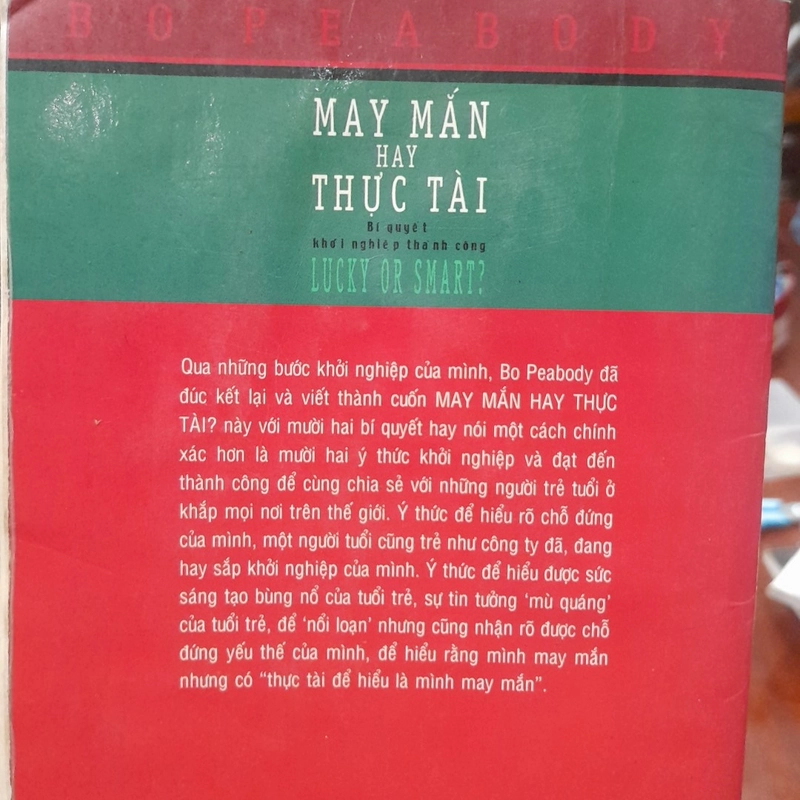Bo Peabody - MAY MẮN hay THỰC TÀI, Bí quyết khởi nghiệp thành công 469358