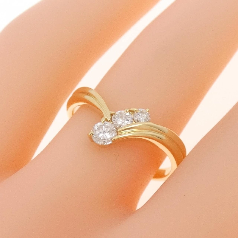 Nhẫn kim cương K18YG 0.25CT 668375
