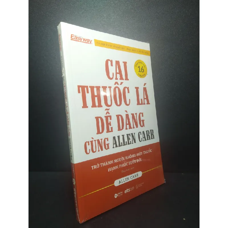 [Sách Cũ SCGR] Cai thuốc lá dễ dàng cùng Allen Carr mới 100% nguyên seal HCM1110 684851