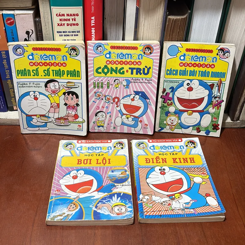 II Truyện Tranh: Doremon Học Tập (5 Cuốn) - Tủ Sách Học Vui - Fujiko F. Fujio 730816