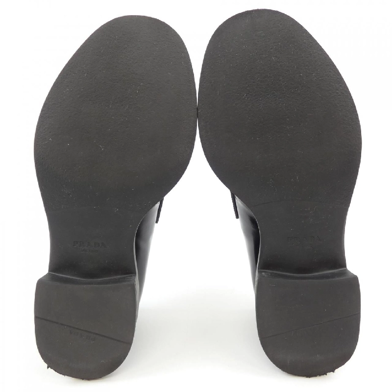 Giày lười Prada PRADA màu chocolate với logo hình tam giác 1D246M 656426