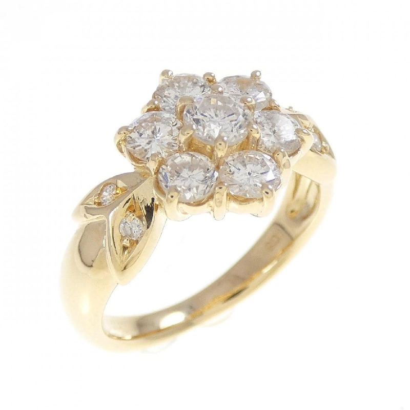 Nhẫn kim cương hoa K18YG 1.00CT - Hàng hiệu Authentic 855401
