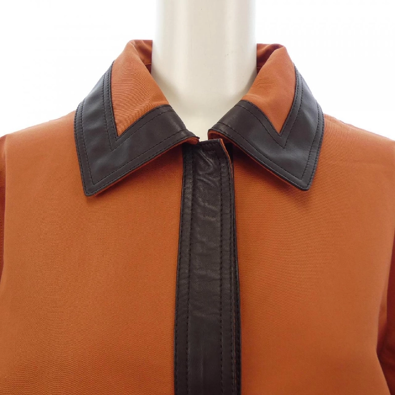 HERMES Áo khoác trench đôi slit 2E0150DX - Hàng hiệu Authentic 819602