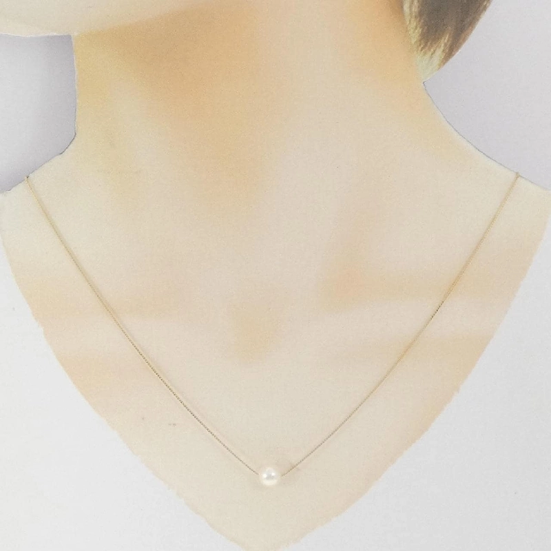 K18YG Ngọc trai Akoya Dây chuyền 7mm - Hàng hiệu Chính hãng 855843