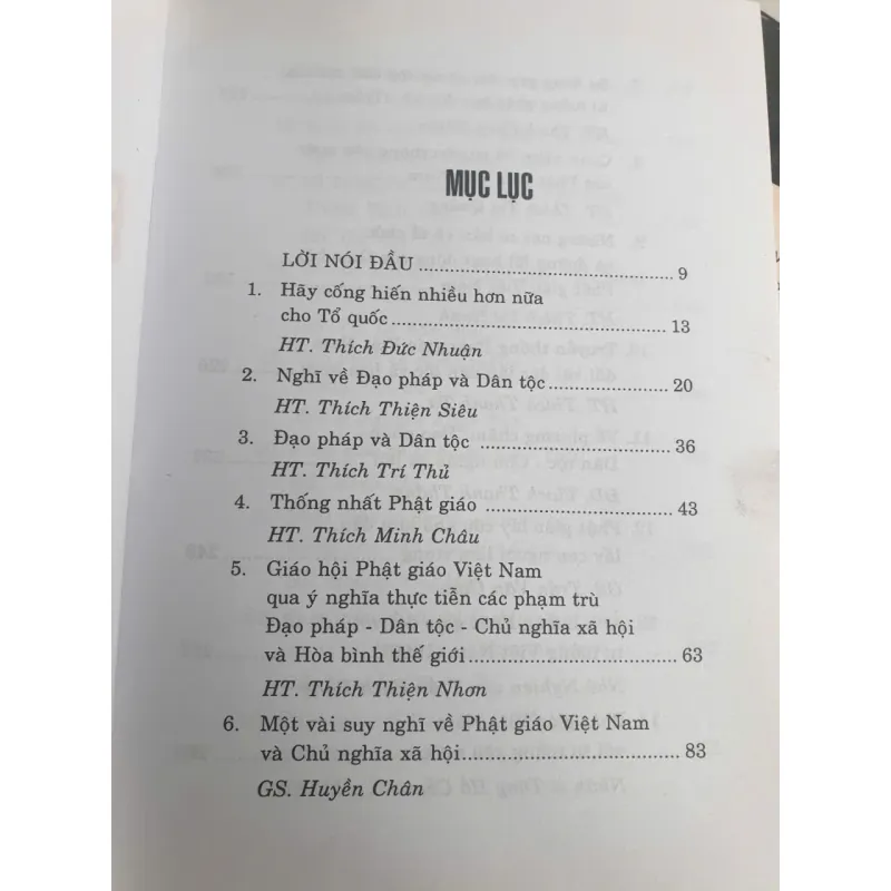 Đạo pháp Dân tộc Chủ nghĩa Xã hội & Hòa bình - Nhiều tác giả 696841