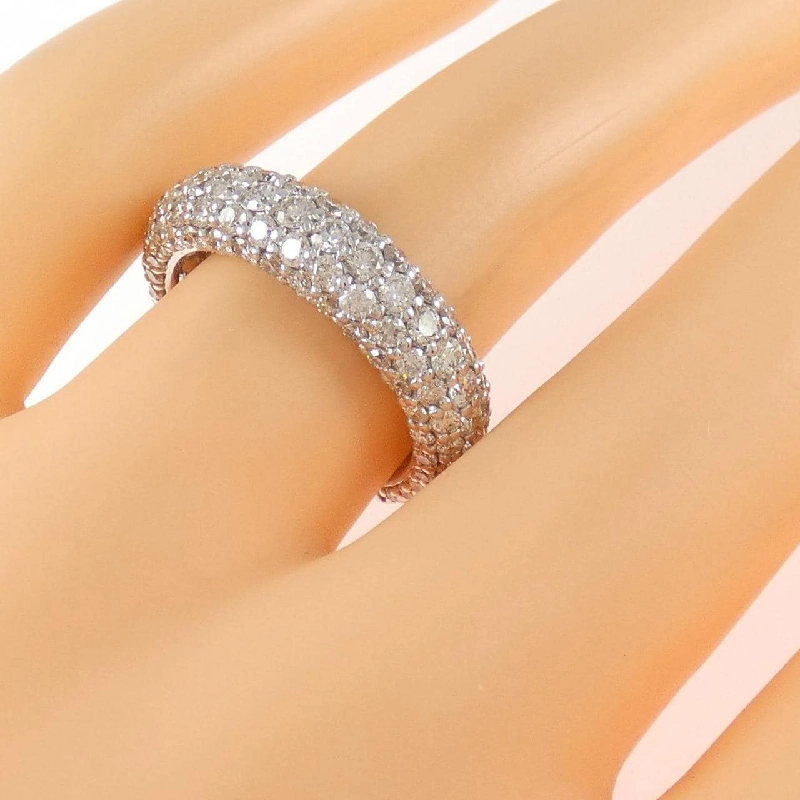 Nhẫn kim cương Pavé K18WG 2.07CT - Hàng hiệu Chính hãng 848935