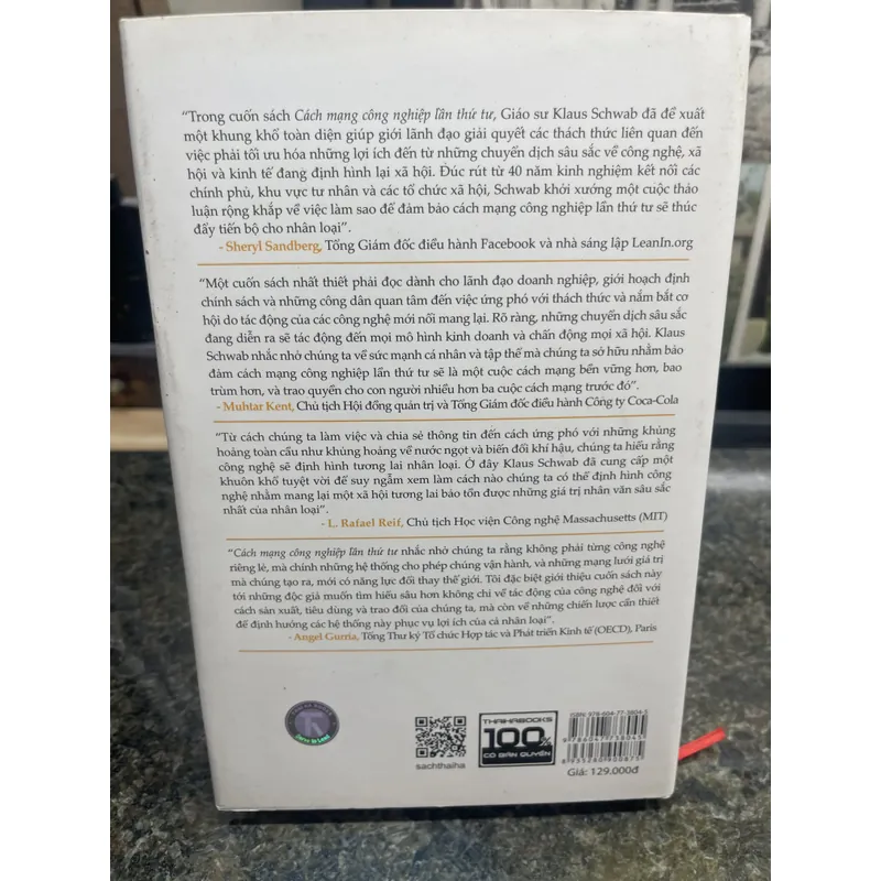Cách mạng công nghiệp lần thứ tư Klaus Schwab 722765