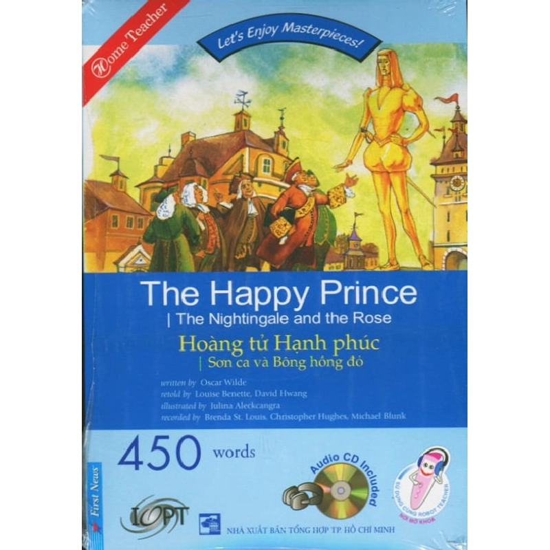 Let's Enjoy Masterpieces - The Happy Prince - Hoàng Tử Hạnh Phúc + CD - Oscar Wilde ASB.PO Oreka Blogmeo 230225 394712