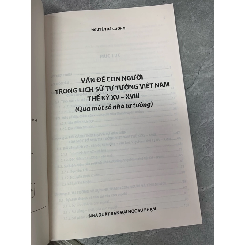 Vấn đề con người trong lịch sử tư tưởng Việt Nam (thế kỷ XV - XVII) - Nguyễn Bá Cương 295850