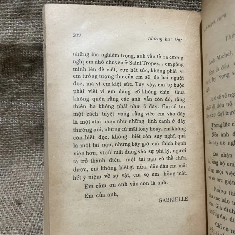 Sách trước 75- RAYMOND JEAN- những bức thư tình tuyệt vọng của gabrielle russier-  933139
