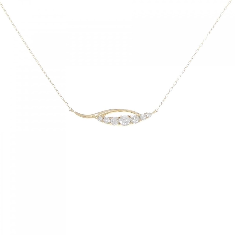 K18YG Dây chuyền kim cương 0.20CT - Hàng hiệu Chính hãng 865273