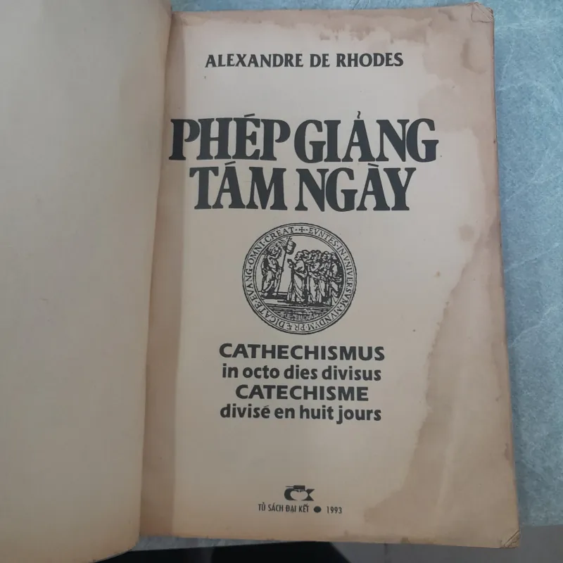 PHÉP GIẢNG TÁM NGÀY - ALEXANDRE DE RHODES  971521