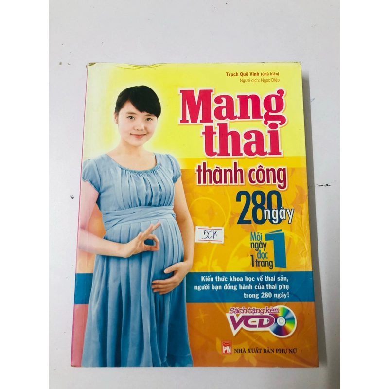 MANG THAI THÀNH CÔNG 280 NGÀY ( mỗi ngày đọc 1 trang) sách dịch 356376