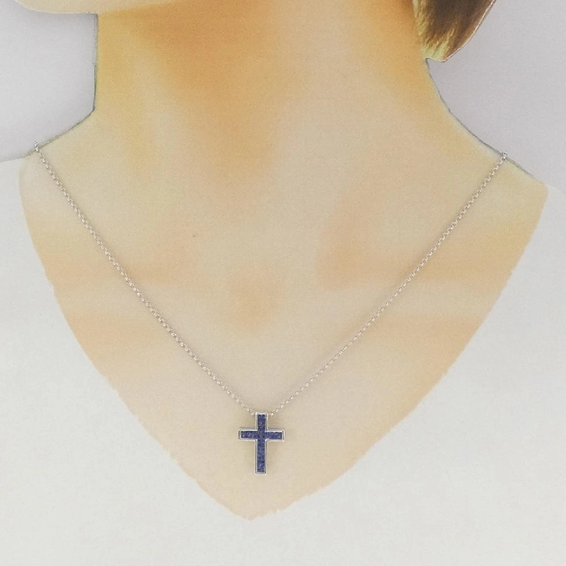 K18WG Nhẫn Đính Sapphire 0.70CT - Hàng hiệu Chính hãng 856866