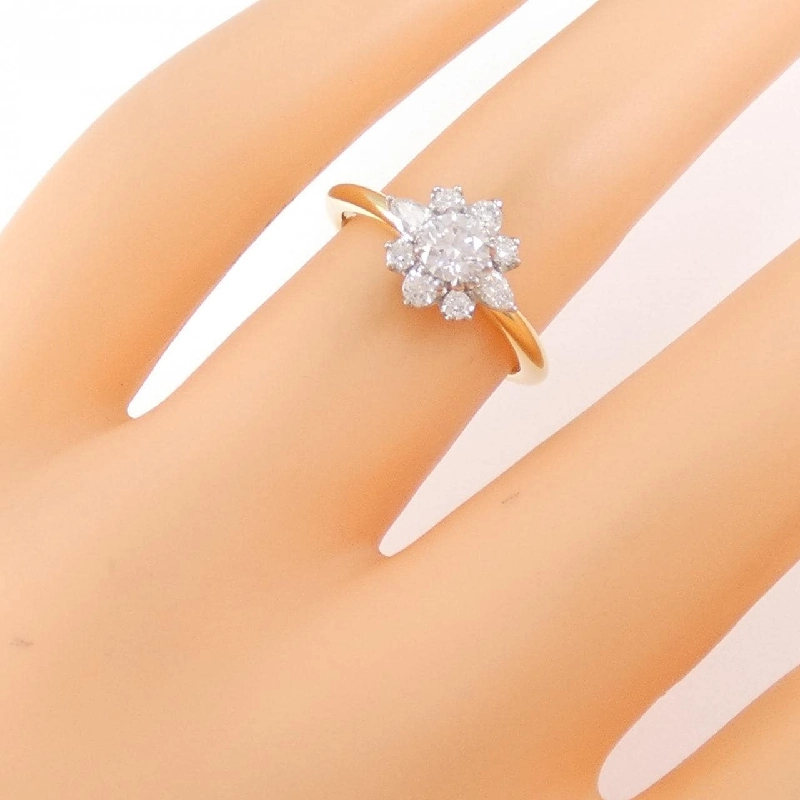 Nhẫn kim cương 750YG/PT950 0.28CT D IF 3EXT - Hàng hiệu Authentic 873009