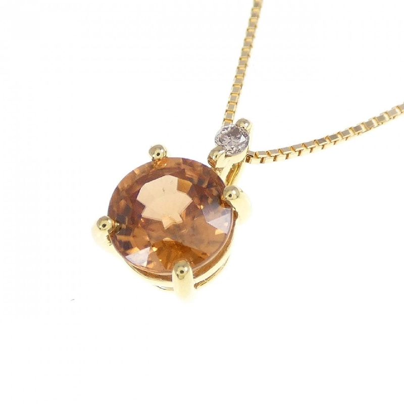 K18YG Zircon Necklace 1.50CT - Hàng hiệu Authentic 863073