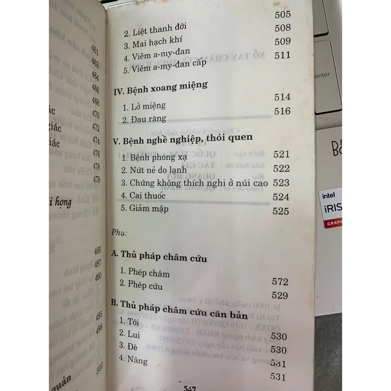 SỐ TAY CHÂM CỨU THỰC HÀNH - LÊ QUÝ NGƯU & TRẦN THỊ NHƯ ĐỨC 547522