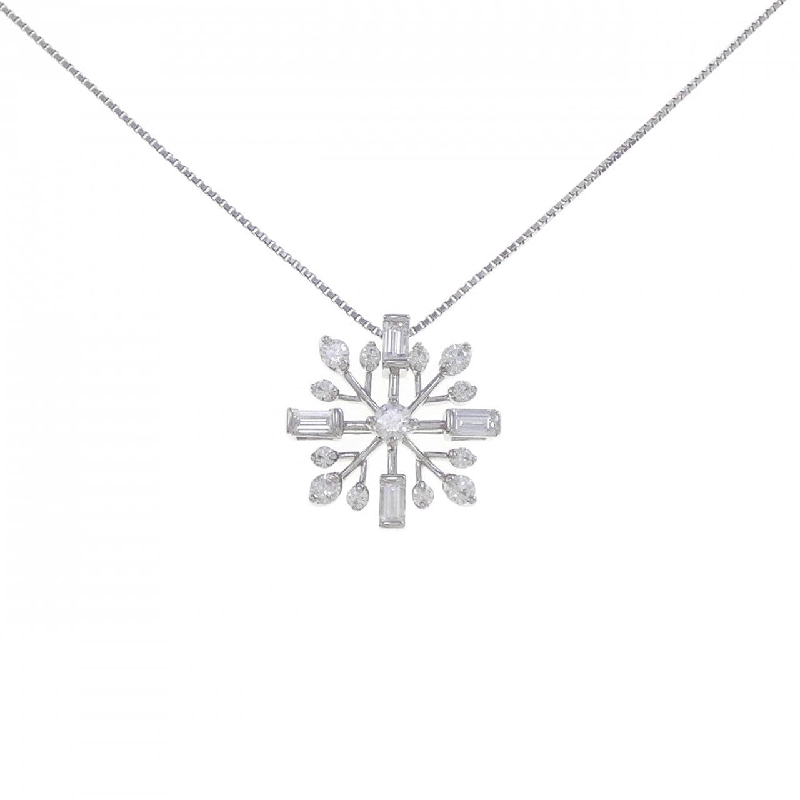 Dây chuyền kim cương Snowflake PT900/PT850 1.012CT - Hàng hiệu Chính hãng 861492