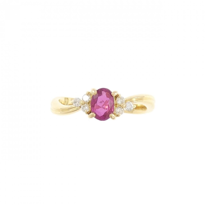Nhẫn ruby K18YG 0.423CT 668924