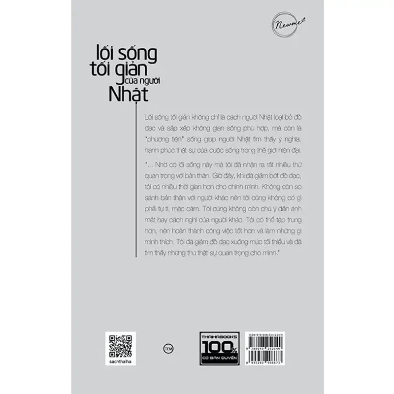 Lối sống tối giản của người Nhật - Sasaki Fumio 753269