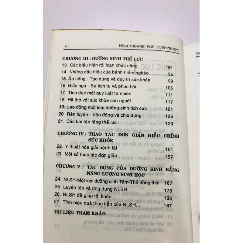 DƯỠNG SINH CHO MỌI NGƯỜI  - 194 trang, nxb: 1997 360415