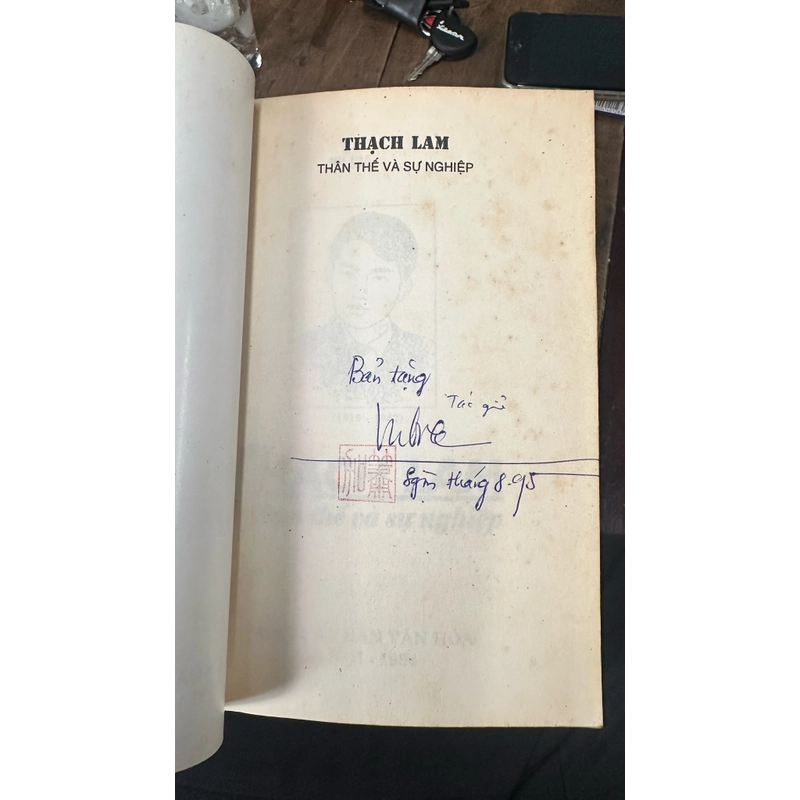 THẠCH LAM THÂN THẾ VÀ SỰ NGHIỆP - VU GIA (có chữ ký Tác Giả) 451940