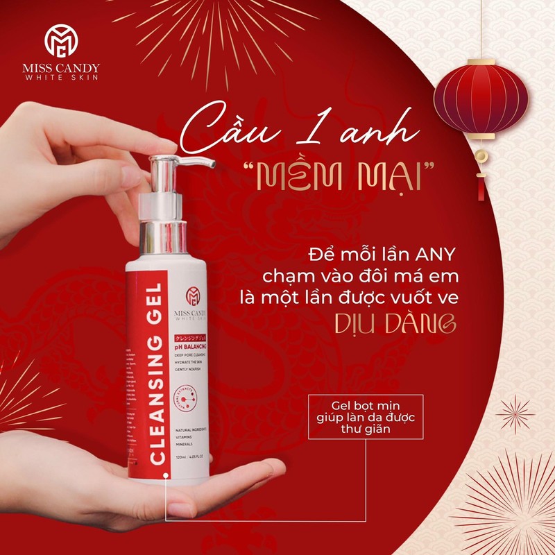 Gel Rửa Mặt Diu Nhẹ AHA Miss Candy 120ml 69493