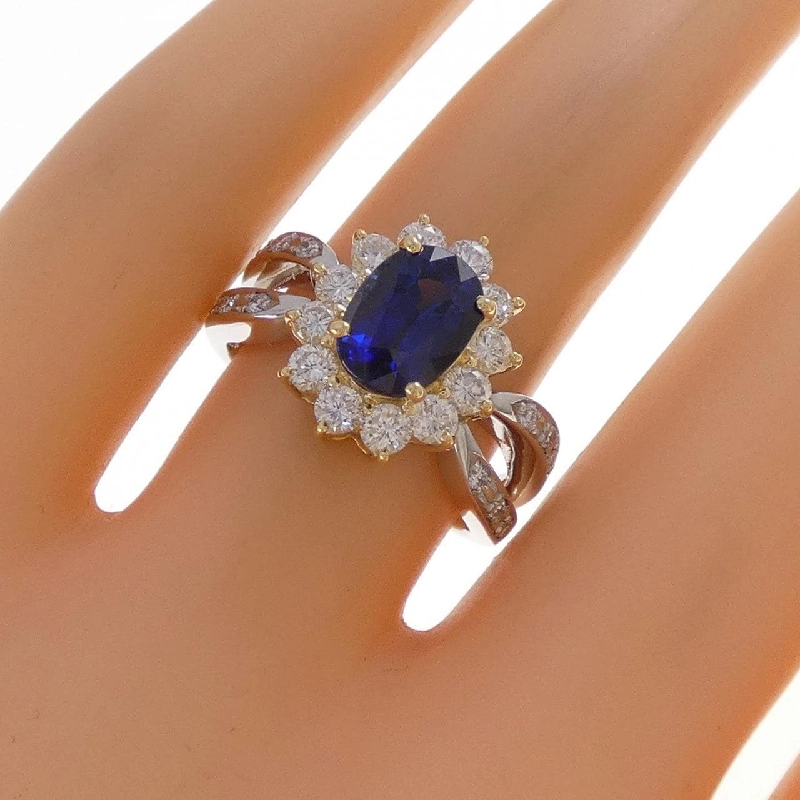 Nhẫn Sapphire PT900/K18YG 2.15CT - Hàng hiệu Chính hãng 852945