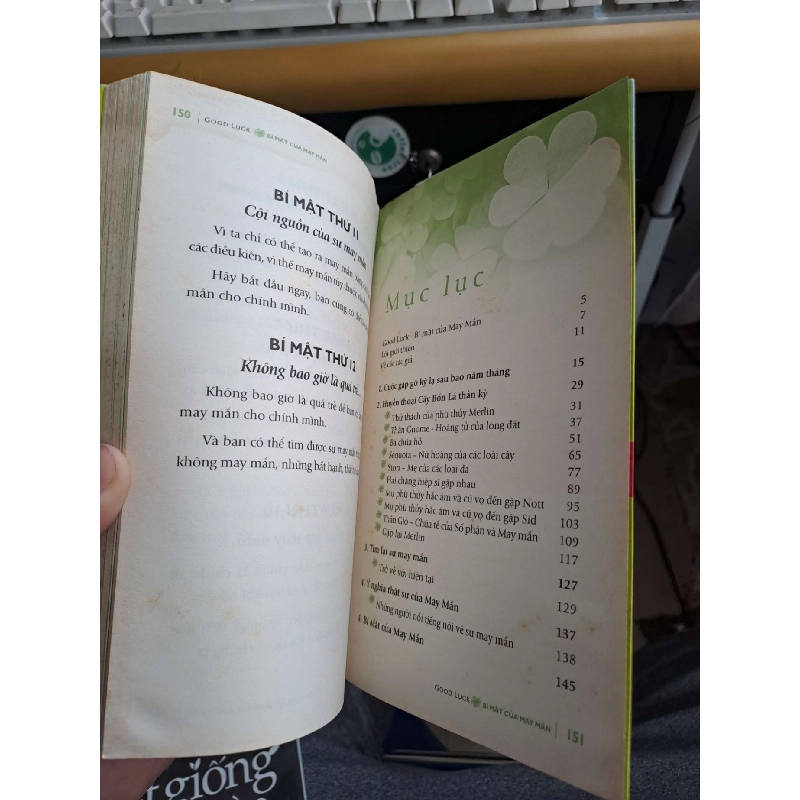 Bí mật của may mắn mới 80% ố bạc màu bìa 2016 sách màu KỸ NĂNG HCM2908 919490