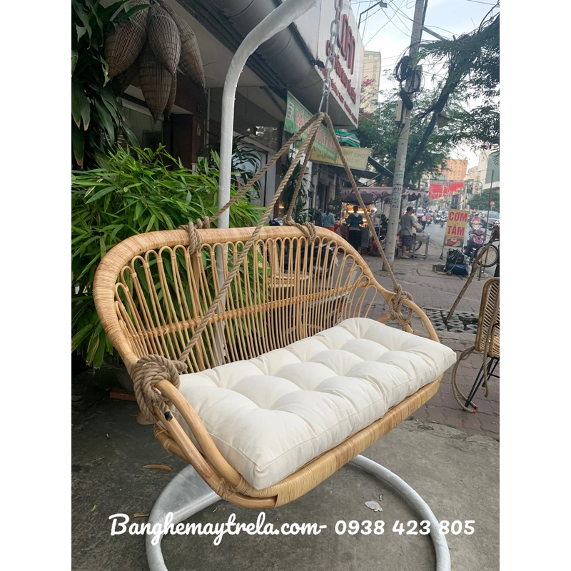 Ghế xích đu đôi mây 460701