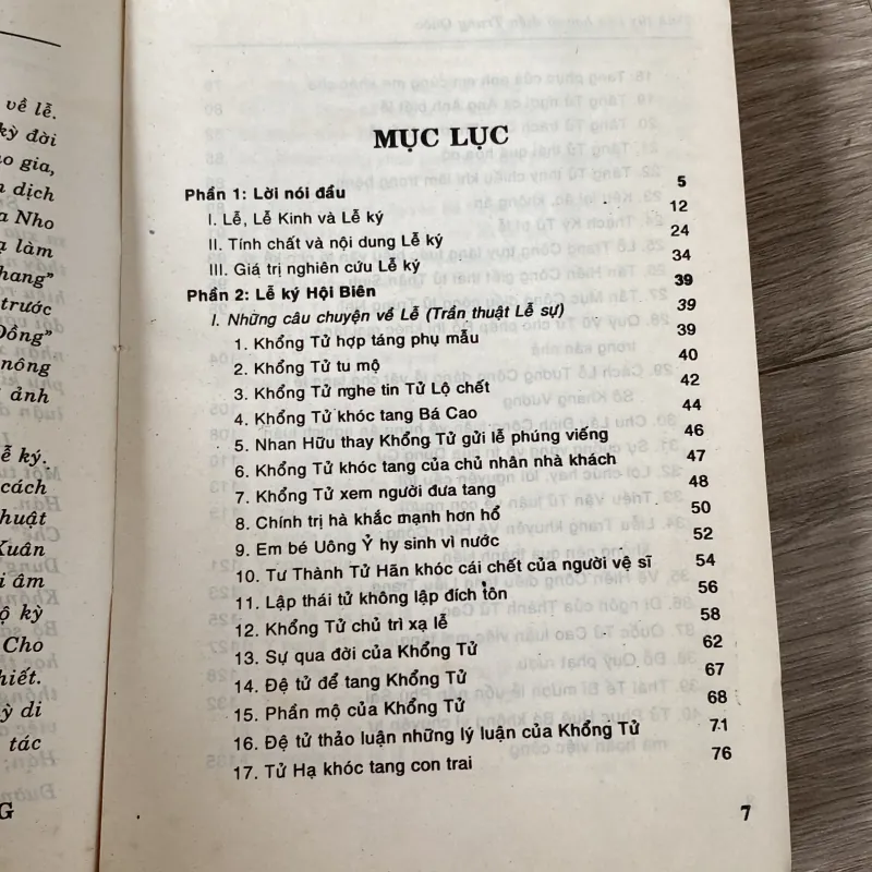 LỄ KÝ - KINH ĐIỂN VỀ VIỆC LỄ (XB 1996) 996002