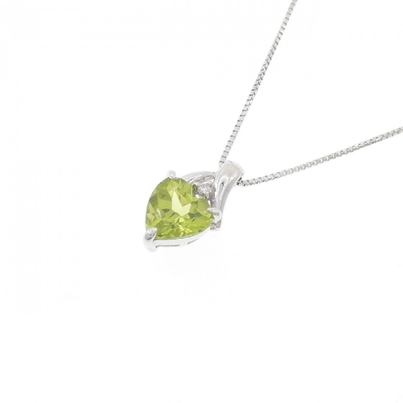 K18WG Peridot Necklace - Hàng hiệu Authentic 858913